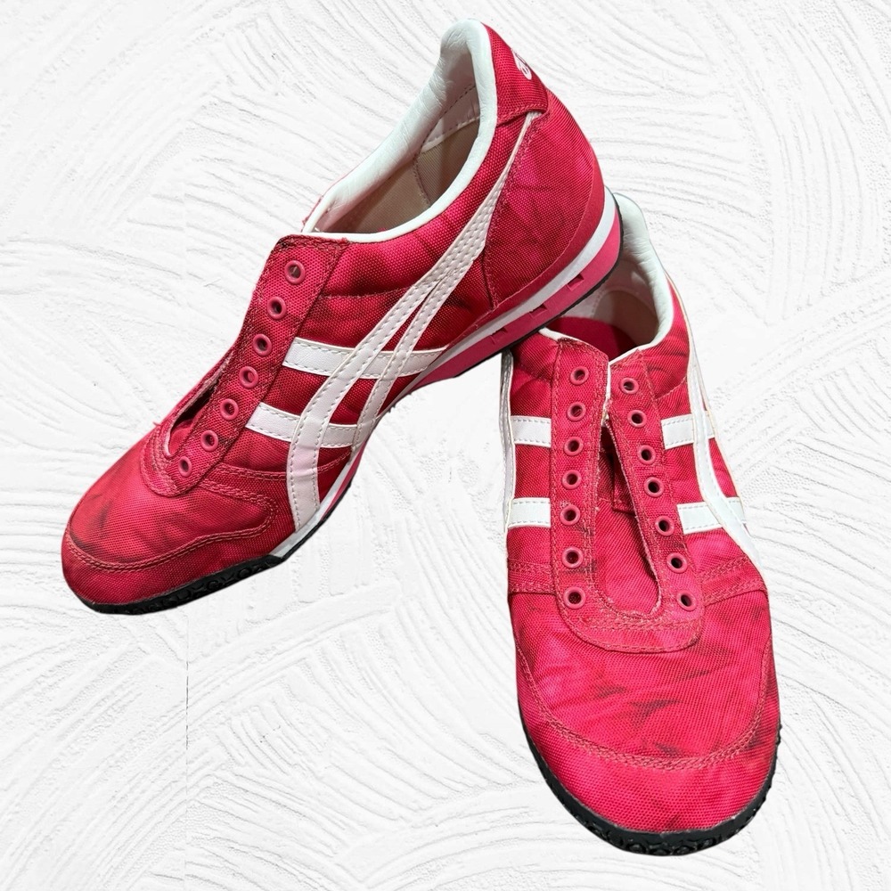 ASICS Onitsuka Tiger Ultimate 81 Fucia Red Women's 8 D58BK ***no Laces***
